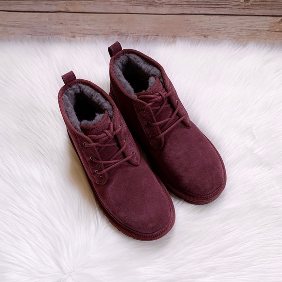 UGG Men’s Neumel Chukka Boots In Cordovan - Picture 3 of 8